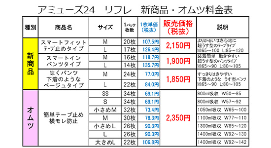 株式会社 アミューズ24 オムツ配達サービス