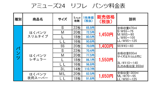 株式会社 アミューズ24 オムツ配達サービス